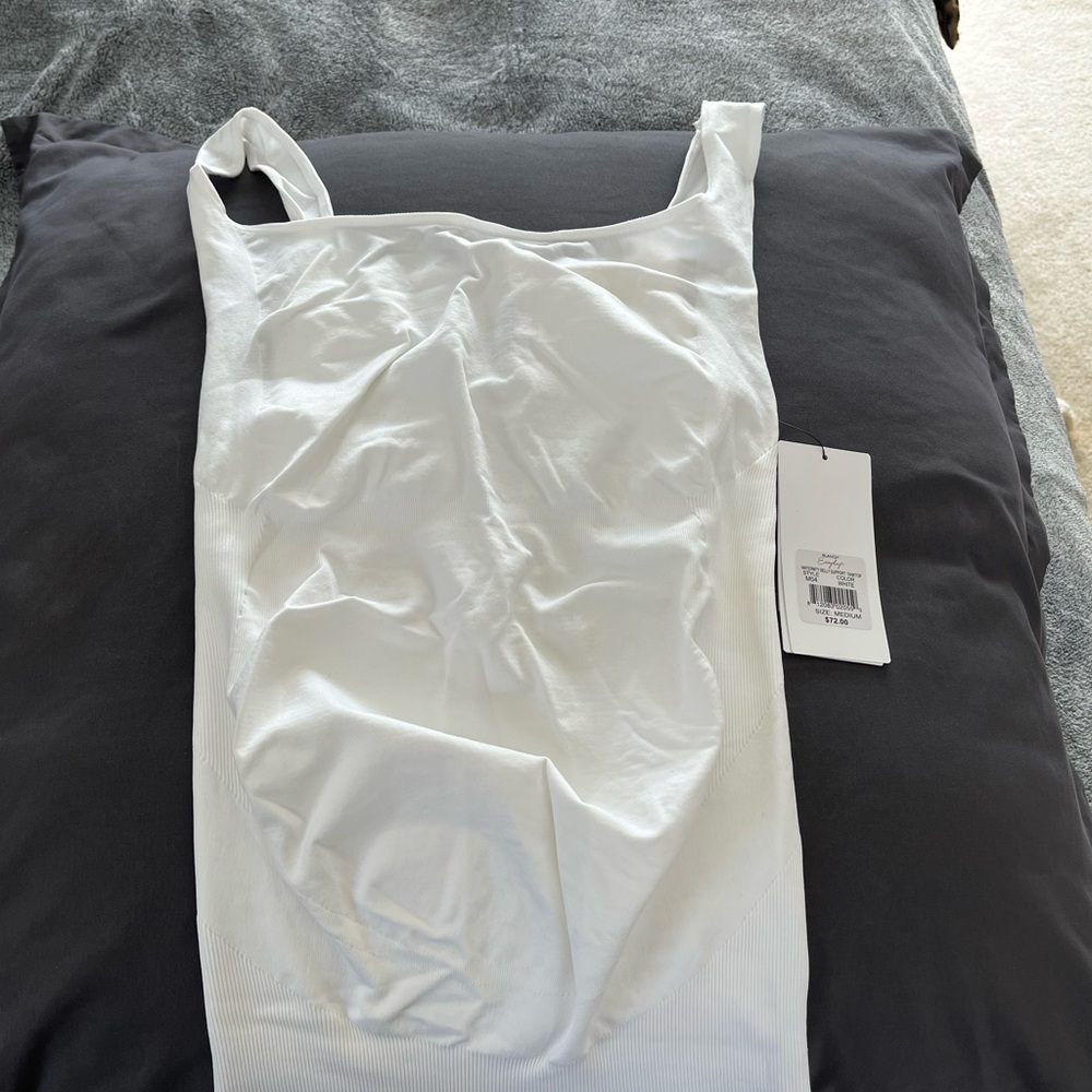 BLANQI Maternity Support White Tank Top